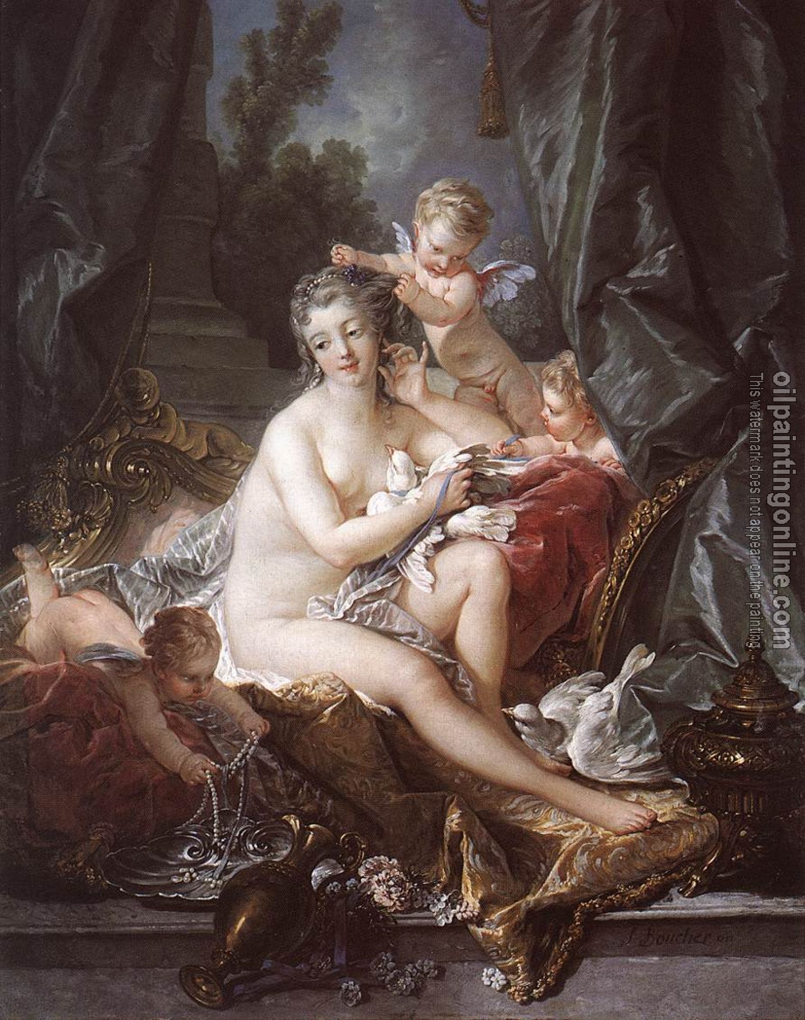 Boucher, Francois - The Toilet of Venus